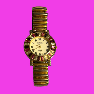 Futura Gold and Pink Women's Watch